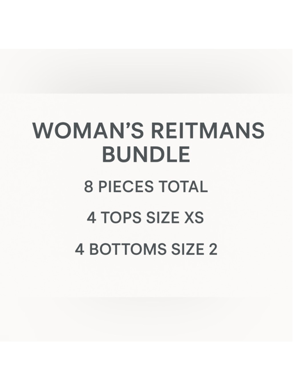 Reitmans Women's Pajama Set - Black and White